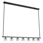 Crystorama ARA-10267-MK Matte Black Aragon 7 Light Matte Black Chandelier Image 6