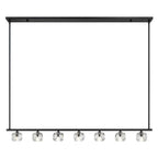 Crystorama ARA-10267-MK Matte Black Aragon 7 Light Matte Black Chandelier Image 5