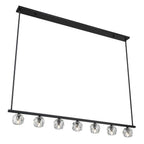 Crystorama ARA-10267-MK Matte Black Aragon 7 Light Matte Black Chandelier Image 4