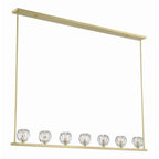 Crystorama ARA-10267-SB Soft Brass Aragon 7 Light Soft Brass Chandelier Image 9