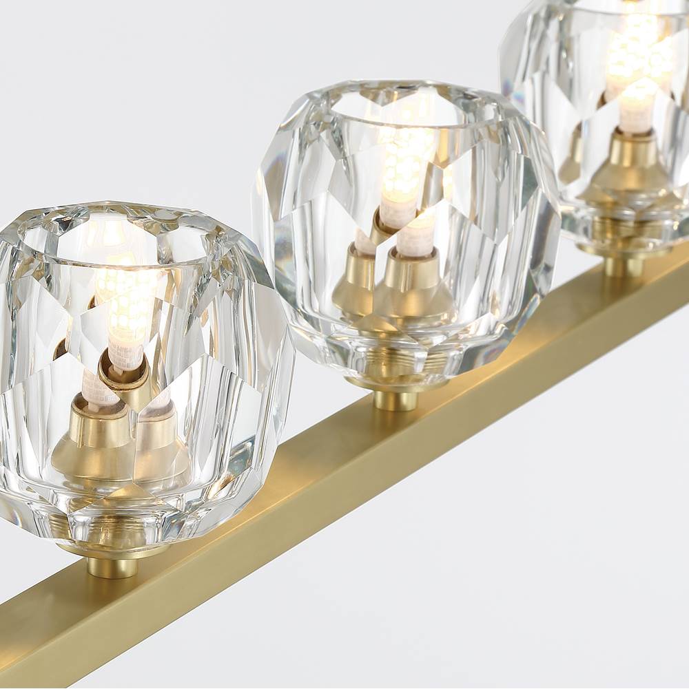 Crystorama ARA-10267-SB Soft Brass Aragon 7 Light Soft Brass Chandelier Image 3