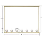 Crystorama ARA-10267-SB Soft Brass Aragon 7 Light Soft Brass Chandelier Image 2