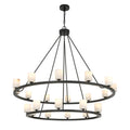 Crystorama ARA-10268-MK-ST Matte Black Aragon 46.75'' Led Matte Black Chandelier Image 1