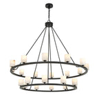 Crystorama ARA-10268-MK-ST Matte Black Aragon 46.75'' Led Matte Black Chandelier Image 1