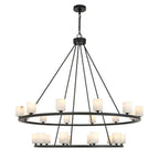 Crystorama ARA-10268-MK-ST Matte Black Aragon 46.75'' Led Matte Black Chandelier Image 6