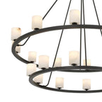 Crystorama ARA-10268-MK-ST Matte Black Aragon 46.75'' Led Matte Black Chandelier Image 4