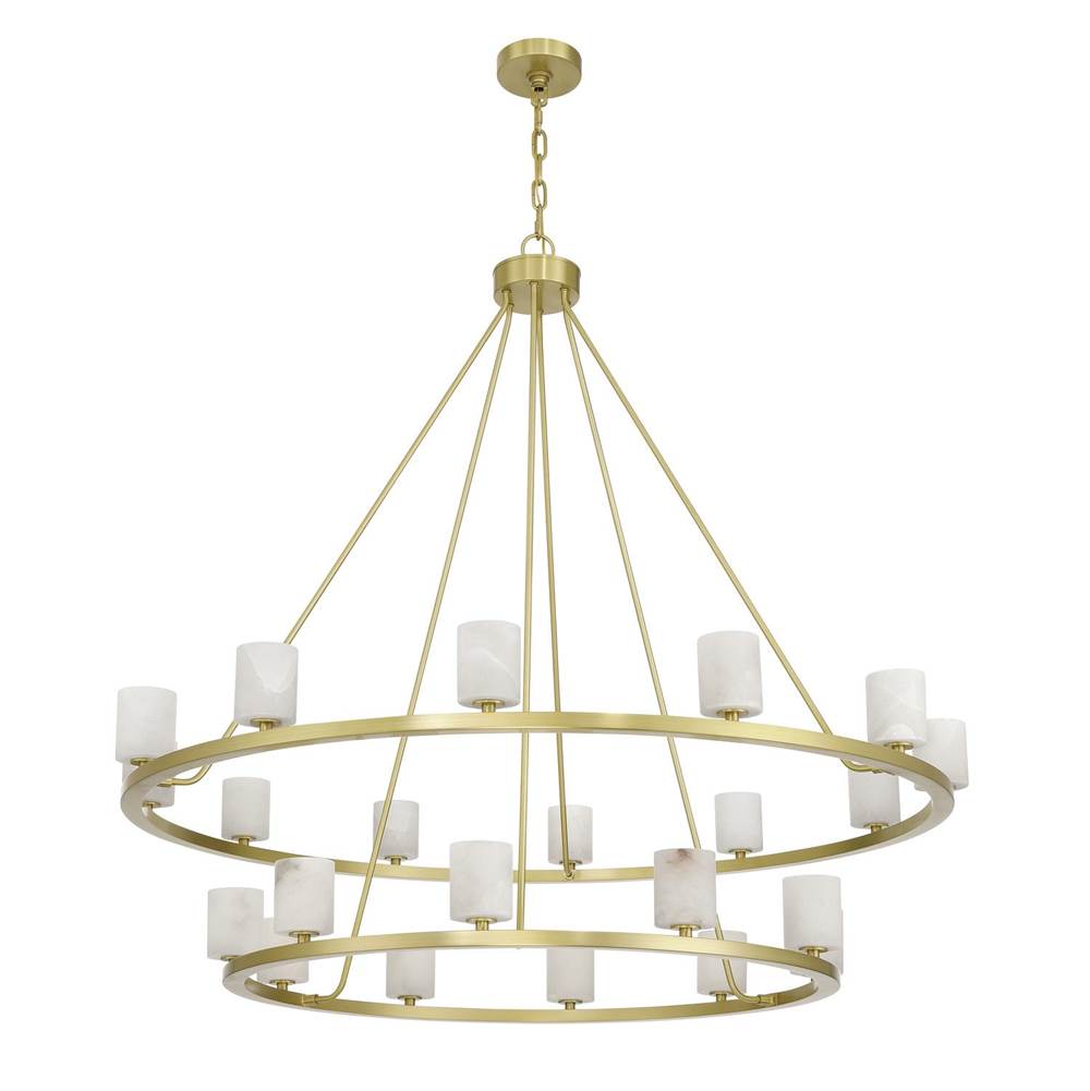 Crystorama Aragon 46.75'' Led Matte Black Chandelier