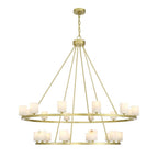 Crystorama ARA-10268-SB-ST Soft Brass Aragon 46.75'' Led Soft Brass Chandelier Image 7
