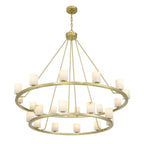 Crystorama ARA-10268-SB-ST Soft Brass Aragon 46.75'' Led Soft Brass Chandelier Image 6