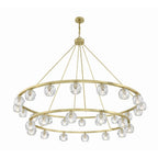Crystorama ARA-10269-SB Soft Brass Aragon 30 Light Soft Brass Chandelier Image 7