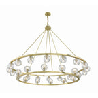 Crystorama ARA-10269-SB Soft Brass Aragon 30 Light Soft Brass Chandelier Image 3