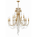 Crystorama ARC-1909-GA-CL-MWP Antique Gold Arcadia 12 Light Antique Gold Chandelier Image 1