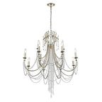 Crystorama Arcadia 12 Light Antique Gold Chandelier