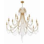 Crystorama Arcadia 15 Light Antique Gold Chandelier