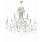 Crystorama Arcadia 15 Light Antique Gold Chandelier