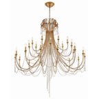 Crystorama Arcadia 28 Light Antique Gold Chandelier