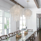 Crystorama Arielle 4 Light Dark Bronze Chandelier