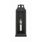 Crystorama ASP-8911-MK Matte Black Aspen 1 Light Matte Black Outdoor Sconce Image 2
