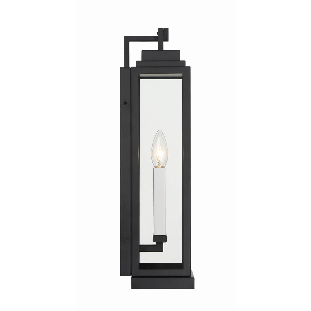 Crystorama ASP-8912-MK Matte Black Aspen 2 Light Matte Black Outdoor Sconce Image 5