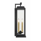 Crystorama ASP-8914-MK Matte Black Aspen 4 Light Matte Black Outdoor Sconce Image 4