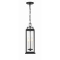 Crystorama ASP-8915-MK Matte Black Aspen 4 Light Matte Black Outdoor Pendant Image 1