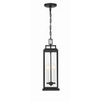 Crystorama ASP-8915-MK Matte Black Aspen 4 Light Matte Black Outdoor Pendant Image 1