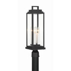 Crystorama ASP-8919-MK Matte Black Aspen 4 Light Matte Black Outdoor Post Image 1