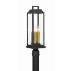 Crystorama ASP-8919-MK Matte Black Aspen 4 Light Matte Black Outdoor Post Image 9