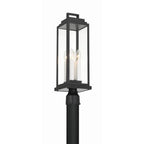 Crystorama ASP-8919-MK Matte Black Aspen 4 Light Matte Black Outdoor Post Image 5
