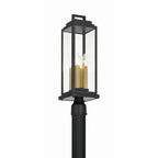 Crystorama ASP-8919-MK Matte Black Aspen 4 Light Matte Black Outdoor Post Image 4