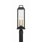 Crystorama ASP-8919-MK Matte Black Aspen 4 Light Matte Black Outdoor Post Image 2