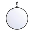 Crystorama AST-M860-MK Matte Black Brian Patrick Flynn Alston 40'' Matte Black Mirror Image 1