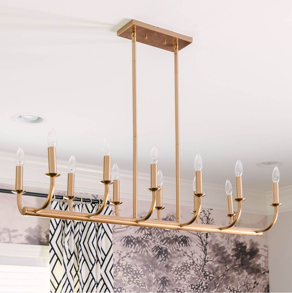 Crystorama BAI-A2112-AG Aged Brass Bailey 12 Light Aged Brass Chandelier Image 3