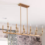 Crystorama BAI-A2112-AG Aged Brass Bailey 12 Light Aged Brass Chandelier Image 3