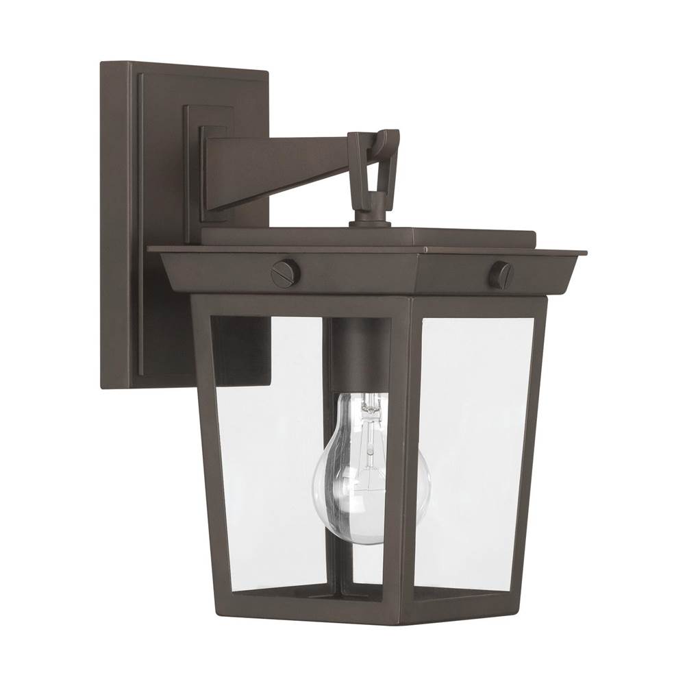 Crystorama Belmont 1 Light Graphite Outdoor Wall Mount