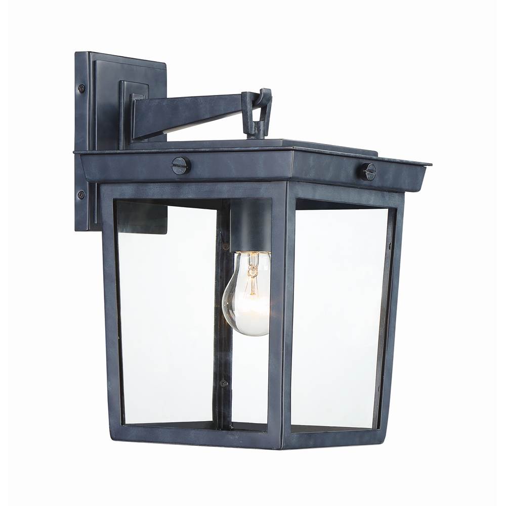 Crystorama BEL-A8062-GE Graphite Belmont 1 Light Graphite Outdoor Wall Mount Image 1