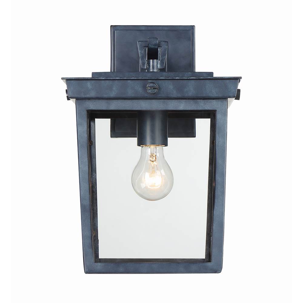 Crystorama Belmont 1 Light Graphite Outdoor Wall Mount