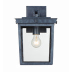 Crystorama Belmont 1 Light Graphite Outdoor Wall Mount