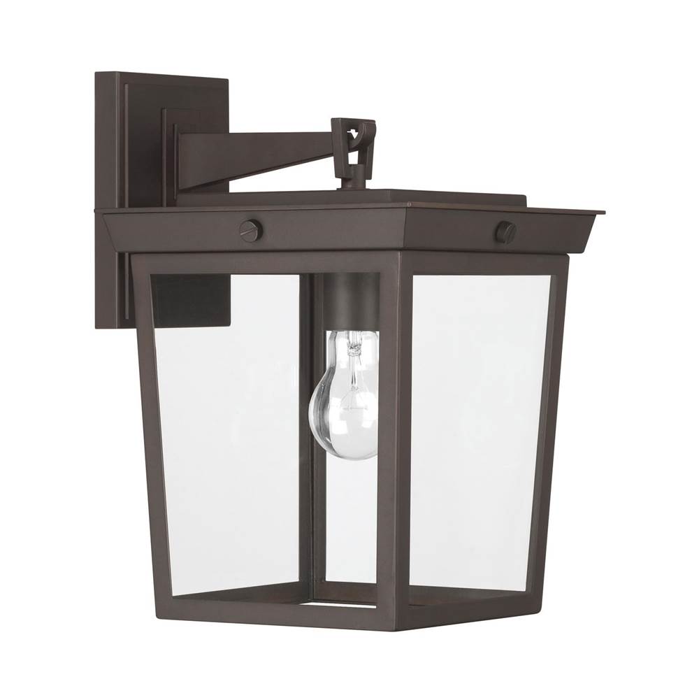 Crystorama Belmont 1 Light Graphite Outdoor Wall Mount