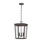 Crystorama Belmont 3 Light Graphite Outdoor Pendant