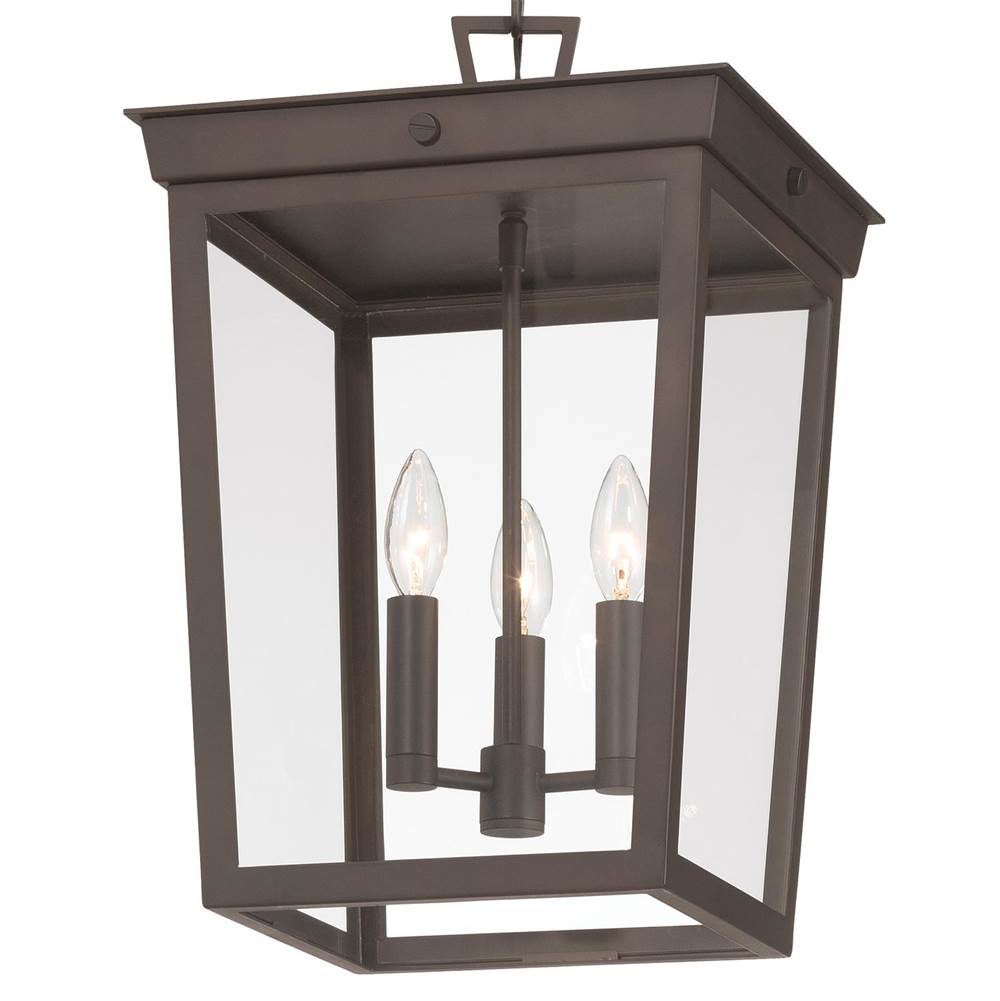Crystorama BEL-A8065-TZ Twilight Bronze Belmont 12'' Twilight Bronze Outdoor Pendant Image 5
