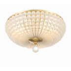 Crystorama BLA-10660-GA Antique Gold Bella 3 Light Antique Gold Ceiling Mount Image 4