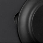 Crystorama FUL-900-BK_CEILING Black Fulton 1 Light Black Semi Flush Mount Image 2