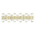 Crystorama BOL-8883-AG Aged Brass Bolton 3 Light Aged Brass Bathroom Vanity Image 1