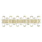 Crystorama BOL-8883-AG Aged Brass Bolton 3 Light Aged Brass Bathroom Vanity Image 1