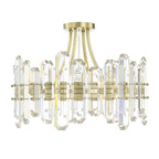 Crystorama BOL-8884-AG Aged Brass Bolton 4 Light Aged Brass Ceiling Mount Image 1