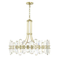Crystorama BOL-8889-AG Aged Brass Bolton 12 Light Aged Brass Chandelier Image 1