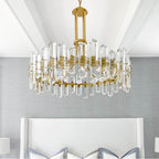 Crystorama BOL-8889-AG Aged Brass Bolton 12 Light Aged Brass Chandelier Image 4