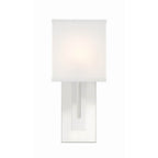 Crystorama BRE-A3631-PN Polished Nickel Brent 1 Light Polished Nickel Sconce Image 3