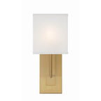 Crystorama BRE-A3631-VG Vibrant Gold Brent 1 Light Vibrant Gold Sconce Image 3